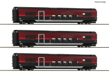 Roco 6220179 - H0 - 3-tlg. Set Personenwagen Railjet neue Generation, ÖBB, Ep. VI - AC